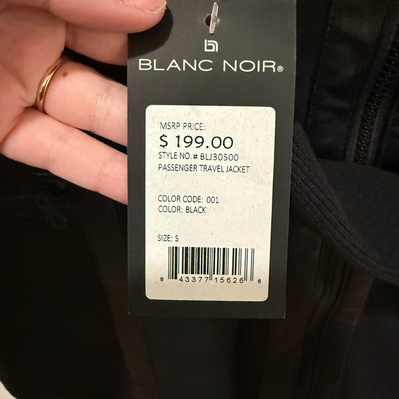 Blanc Noir Passenger Travel Jacket S NWT - Picture 13 of 13